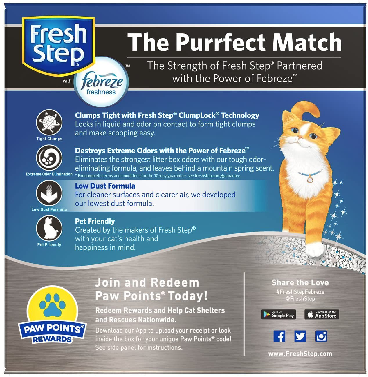 Fresh Step Extreme Scented Litter with the Power of Febreze, Clumping Cat Litter, 25 Lb Animals & Pet Supplies > Pet Supplies > Cat Supplies > Cat Litter Fresh Step   