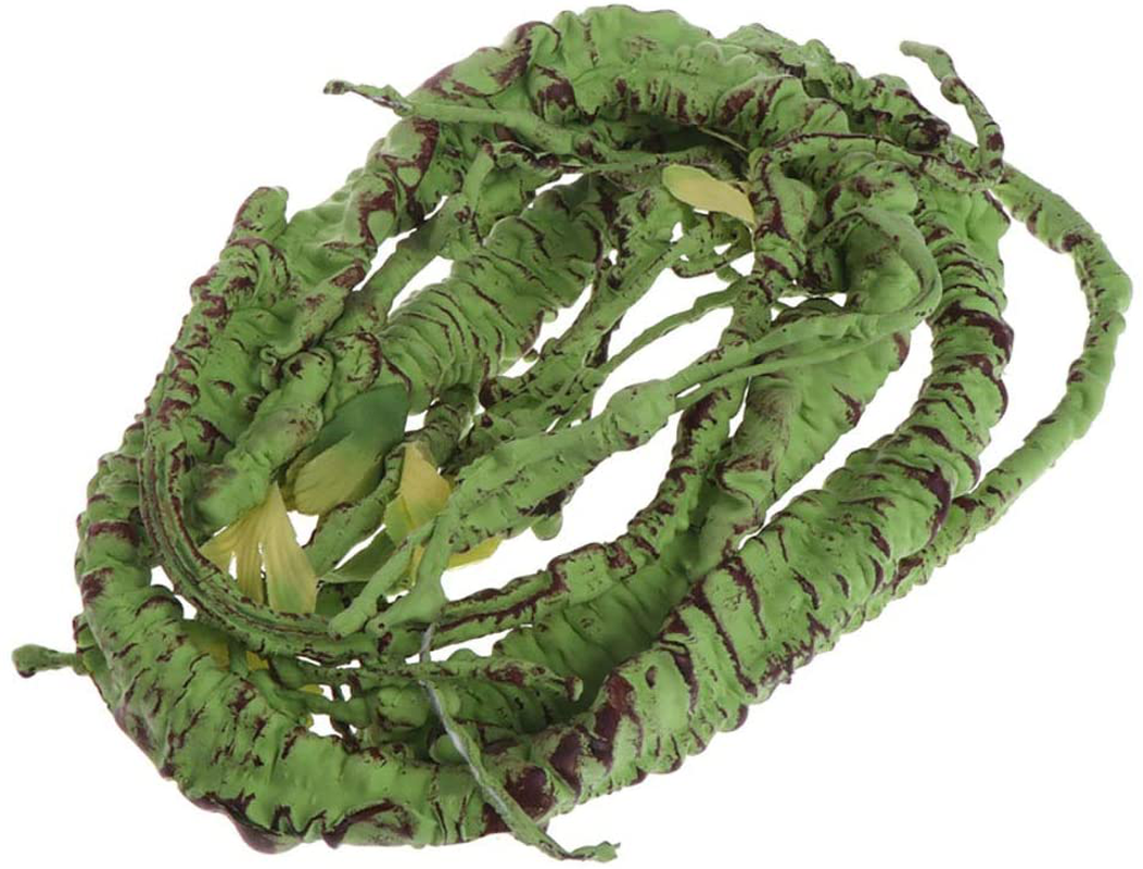 PIVBY Flexible Bend-A-Branch Jungle Vines Pet Habitat Decor Reptile Plants Terrarium for Lizard,Frogs, Snakes and More Reptiles Climbing (Fat:0.7943.31 Inch) Animals & Pet Supplies > Pet Supplies > Reptile & Amphibian Supplies > Reptile & Amphibian Habitat Accessories PIVBY   