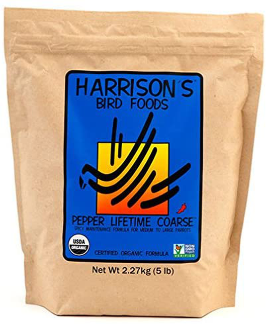 Harrison'S Pepper Lifetime Coarse 5Lb … Animals & Pet Supplies > Pet Supplies > Bird Supplies > Bird Food Harrison's Bird Foods   