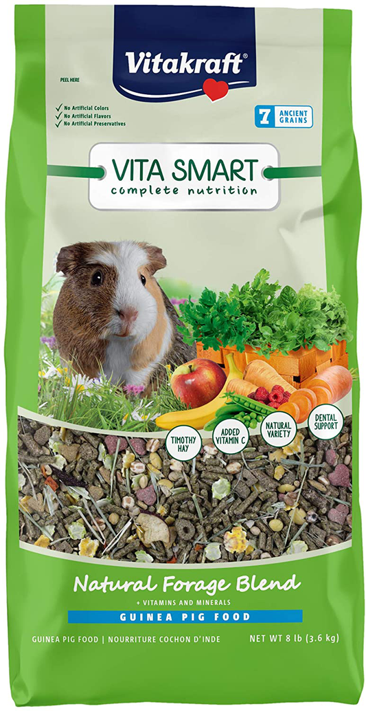 Vitakraft Vita Smart Complete Nutrition Guinea Pig Food, 8 Lbs Animals & Pet Supplies > Pet Supplies > Small Animal Supplies > Small Animal Food Vitakraft   