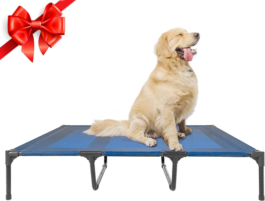 Suddus Elevated Dog Beds Waterproof Outdoor, Portable Raised Dog Bed, Dog Bed off the Floor, Dog Bed Easy Clean Indoor or Outdoor Use, Multiple Sizes… Animals & Pet Supplies > Pet Supplies > Dog Supplies > Dog Beds suddus Navy Blue XL(48*36*9") 