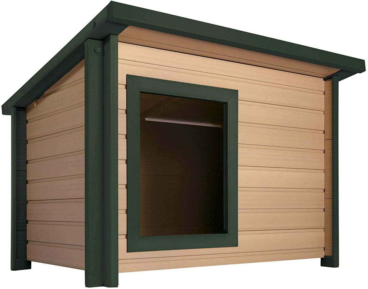 Dog House Outdoor for XL Large & Medium Dogs Lodge Style Pet Puppy outside Shelter Insulated All Weather Doghouse Animals & Pet Supplies > Pet Supplies > Dog Supplies > Dog Houses Dog House Outdoor   