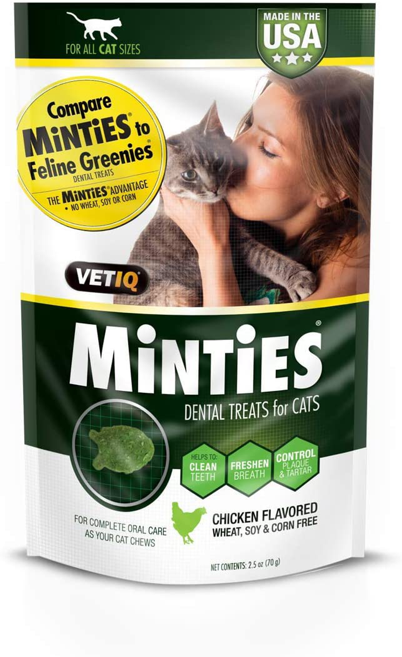 Minties Dental Cat Treats 2.5 Oz Animals & Pet Supplies > Pet Supplies > Cat Supplies > Cat Treats VetIQ Chicken  