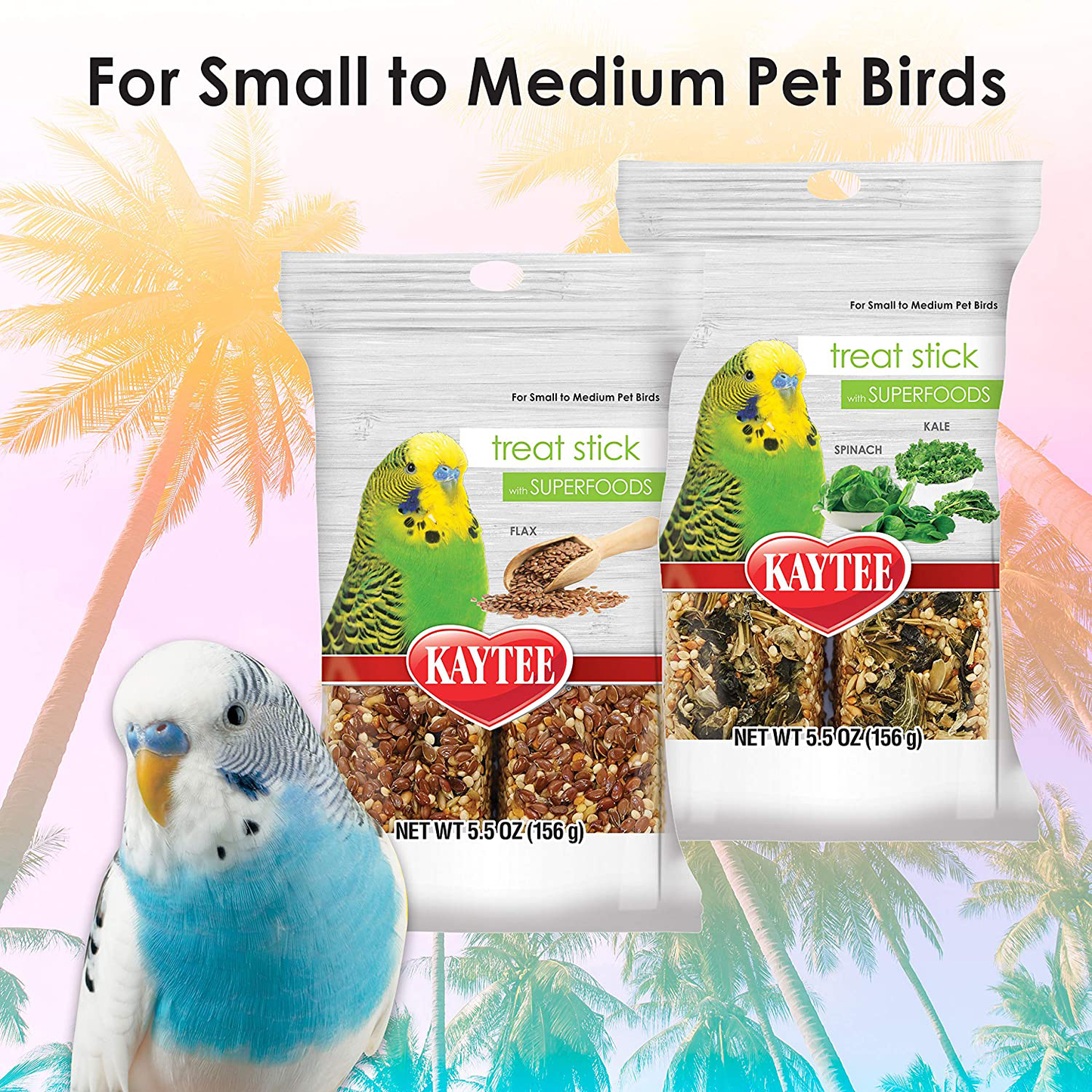 Kaytee Flax Avian Treat Stick with Superfood Animals & Pet Supplies > Pet Supplies > Bird Supplies > Bird Treats Kaytee   