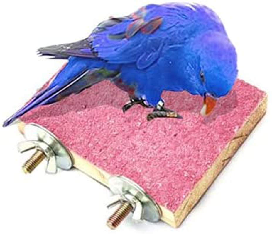 WANBAO 3 Pcs Bird Stand Platform, Wood Playground Paw Grinding Clean, for Pet Parrot, Rat Mouse Cage Accessories Exercise Toys, Random Color Animals & Pet Supplies > Pet Supplies > Bird Supplies > Bird Cage Accessories WANBAO   