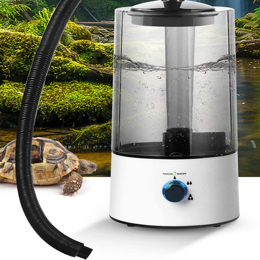 CALIDAKA Reptile Humidifier Fogger, 4L Reptile Humidifiers Mister with Extension Tube for Tortoise Habitat Chameleon Snake Amphibians, Compatible with All Terrariums, Cages and Enclosures Animals & Pet Supplies > Pet Supplies > Reptile & Amphibian Supplies > Reptile & Amphibian Habitats CALIDAKA   