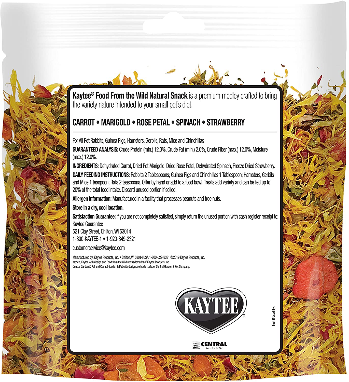 Kaytee Food from the Wild Natural Snack, 1 Ounce