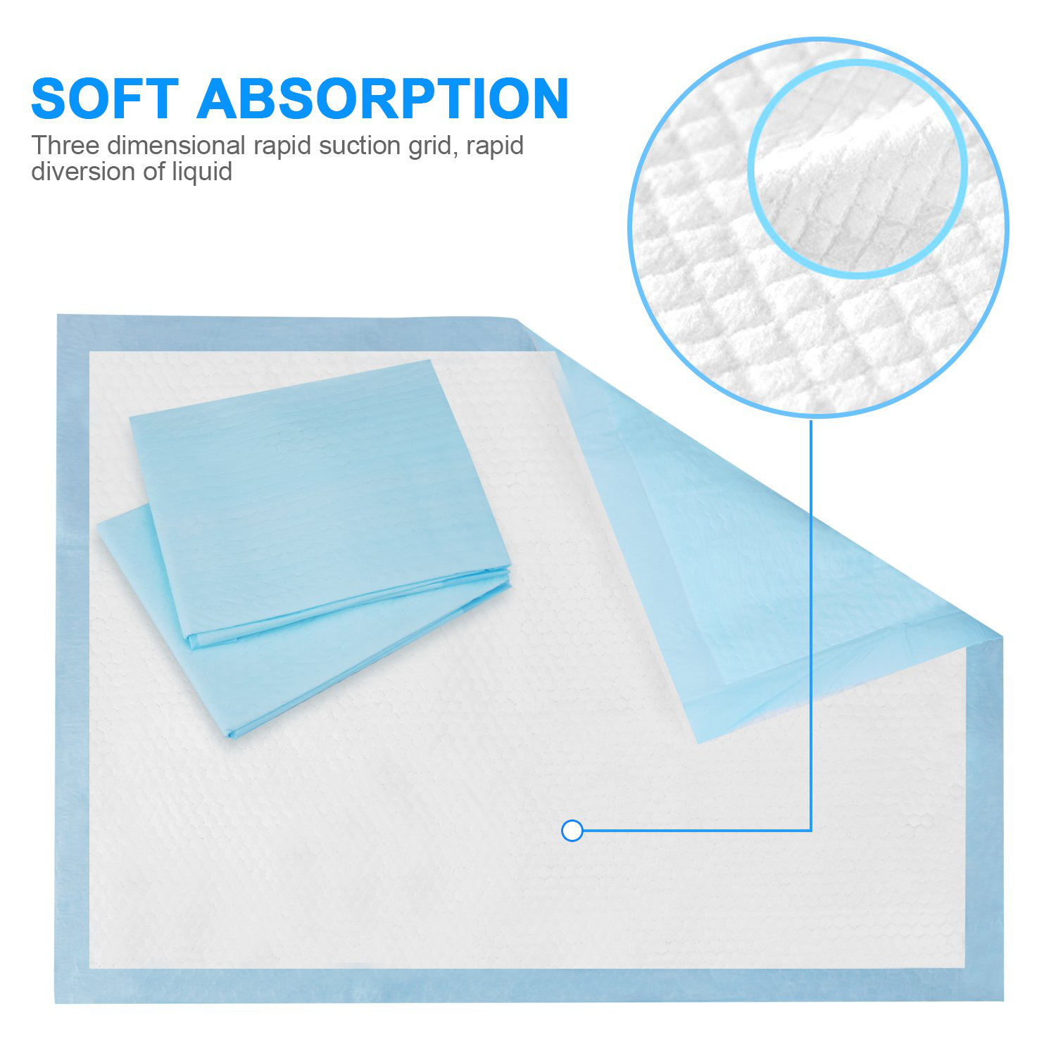 Disposable Large Changing Pads, High Absorbent Waterproof Portable Mattress, Leak-Proof Breathable Incontinence Pad, Play Sheet Bed Chair Table Mat Protector, Adult Child Baby Pets Underpad Animals & Pet Supplies > Pet Supplies > Dog Supplies > Dog Diaper Pads & Liners Zdolmy   