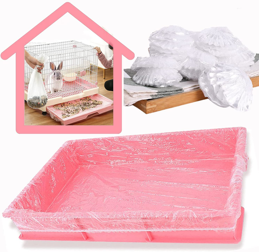 Guinea Pig Cage Liners, Disposable Cage Liners for Small Animals Bedding Waste & Litter Pan Bags, Plastic Bunny Cage Mat Film to Replace Diapers for Birds Rabbit Hamster Hedgehog Rats ... Animals & Pet Supplies > Pet Supplies > Small Animal Supplies > Small Animal Bedding Qguai 10pcs  