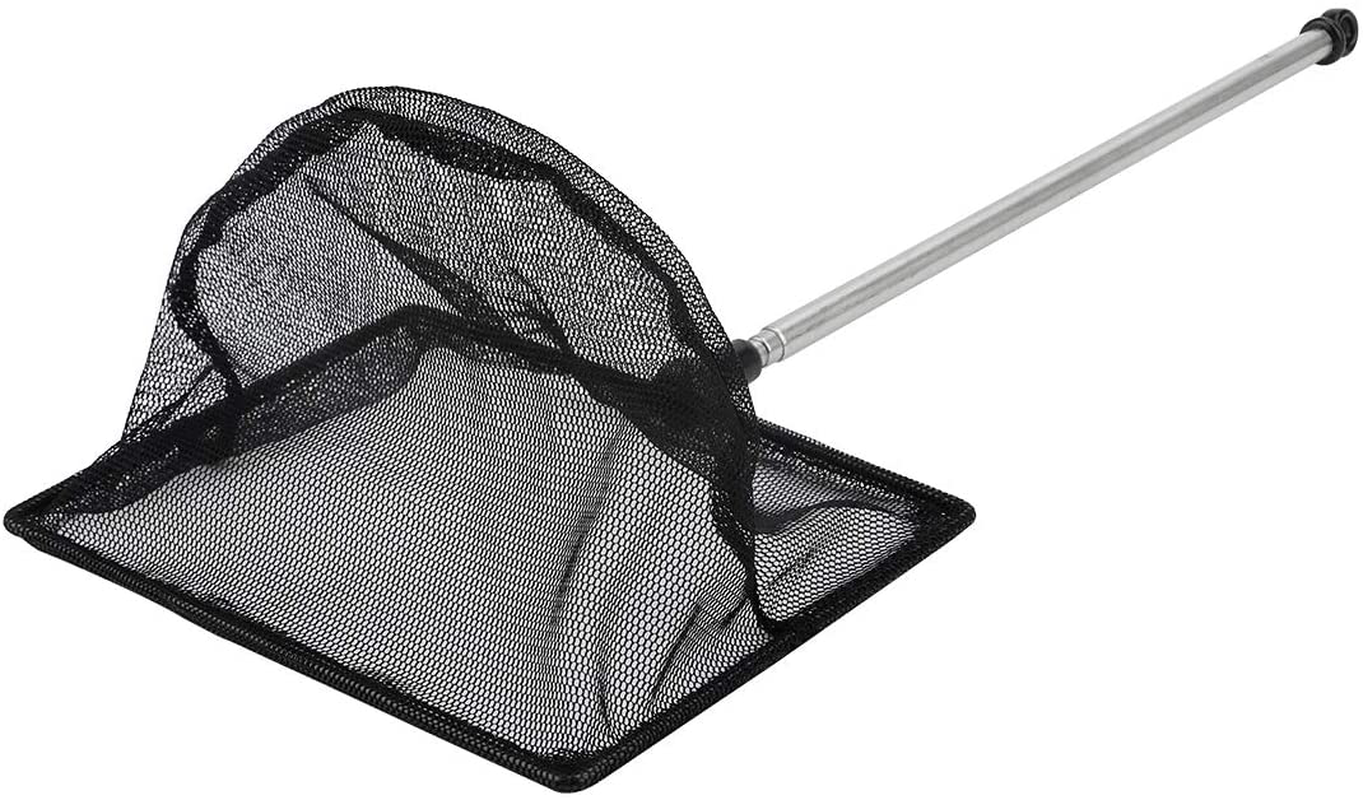 Pawfly Aquarium Fish Net with Extendable 9-24 Inch Long Handle for Betta Fish Tank