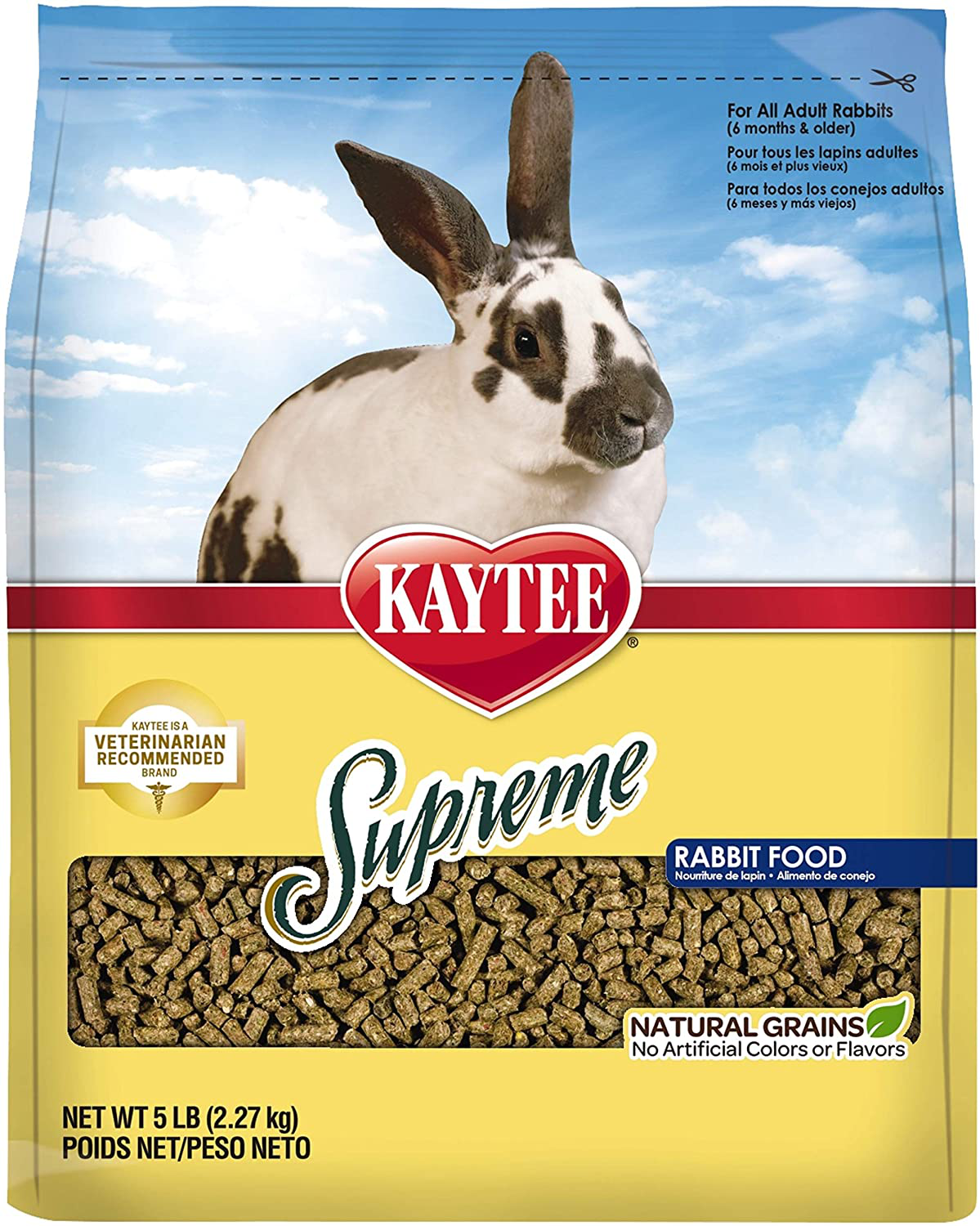 Kaytee Supreme Rabbit Food 5 Lb Animals & Pet Supplies > Pet Supplies > Small Animal Supplies > Small Animal Food Kaytee   