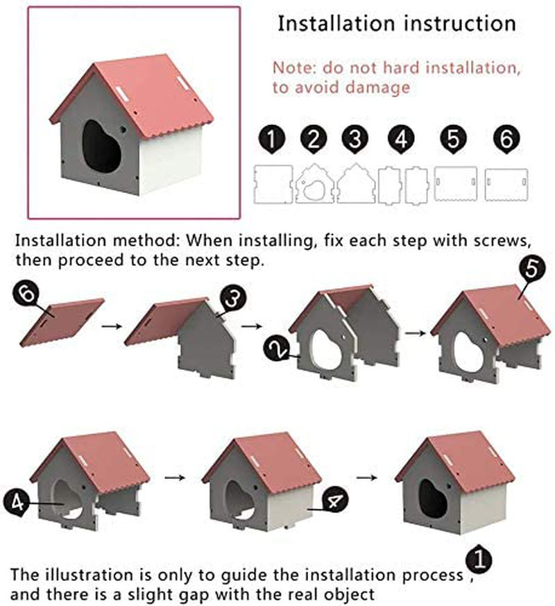 JUILE YUAN Hamsters House DIY Wooden Gerbil Hideout, Hamster Ladder Exercise Fitness Toys, Small Animals Habitat Fun Play Rainbow Bridge Hamster Cage Accessories (3 Packs) Animals & Pet Supplies > Pet Supplies > Small Animal Supplies > Small Animal Habitat Accessories JUILE YUAN   