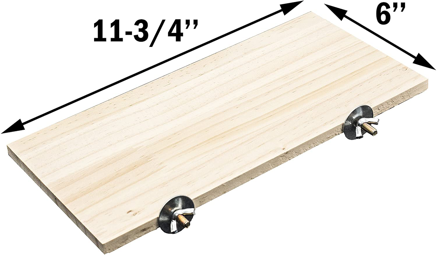 GNB PET Natural Wood Stand Platform 5‘’X11'' for Hamster Mice Chinchilla Chipmunk, Small Animals Habitat Toy HM-10 Animals & Pet Supplies > Pet Supplies > Bird Supplies > Bird Cages & Stands GNB Pet   