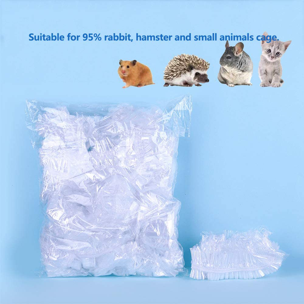 Guinea Pig Cage Liner Bag, Disposable Rabbit Leak Proof Plastic Cage Liners, Small Animal Bedding, Litter Pan Bags for Bunny/ Hamster/ Hedgehog Animals & Pet Supplies > Pet Supplies > Small Animal Supplies > Small Animal Bedding Amakunft   