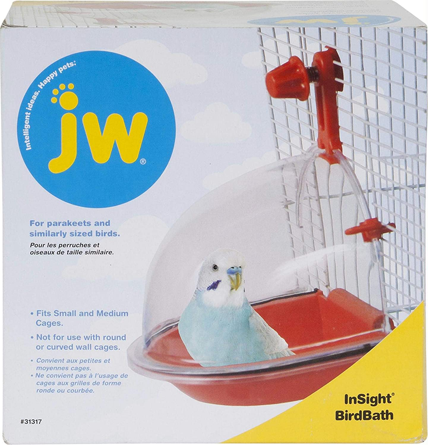 JW Pet Insight Bird Bath Animals & Pet Supplies > Pet Supplies > Bird Supplies > Bird Cage Accessories JW Pet   