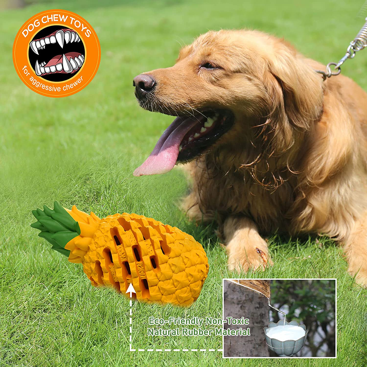 M.C.Works Dog Chew Toys for Aggressive Chewer, Tough Dog Dental Chews Toy, Indestructible Dog Toys for Large Dogs, Puppy Chew Toys Food Grade. Animals & Pet Supplies > Pet Supplies > Dog Supplies > Dog Toys M.C.works   