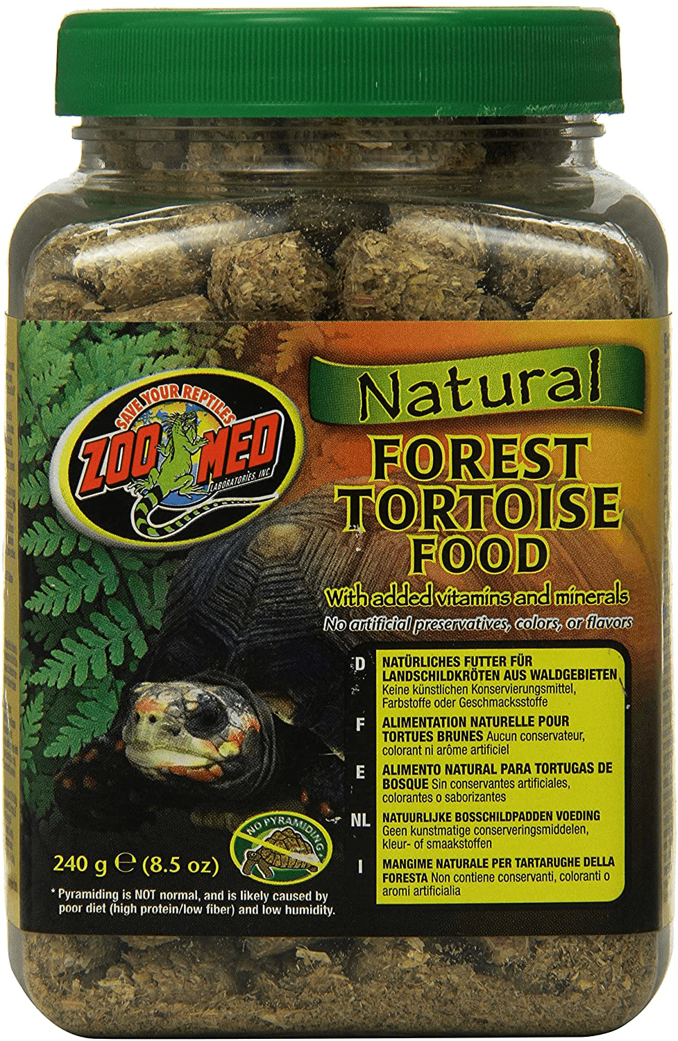 Zoo Med Laboratories SZMZM120 Natural Forest Tortoise Food, 8.5-Ounce Animals & Pet Supplies > Pet Supplies > Reptile & Amphibian Supplies > Reptile & Amphibian Food TopDawg Pet Supply   