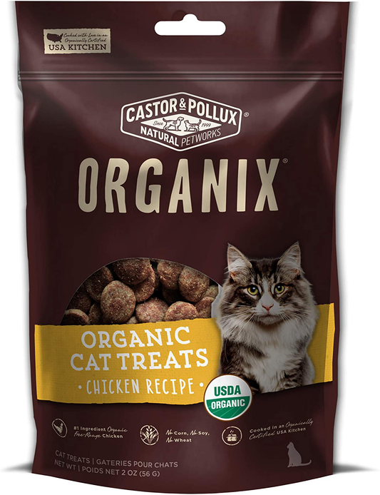 Castor & Pollux Organix Organic Cat Treats Animals & Pet Supplies > Pet Supplies > Cat Supplies > Cat Treats Merrick Pet Care   