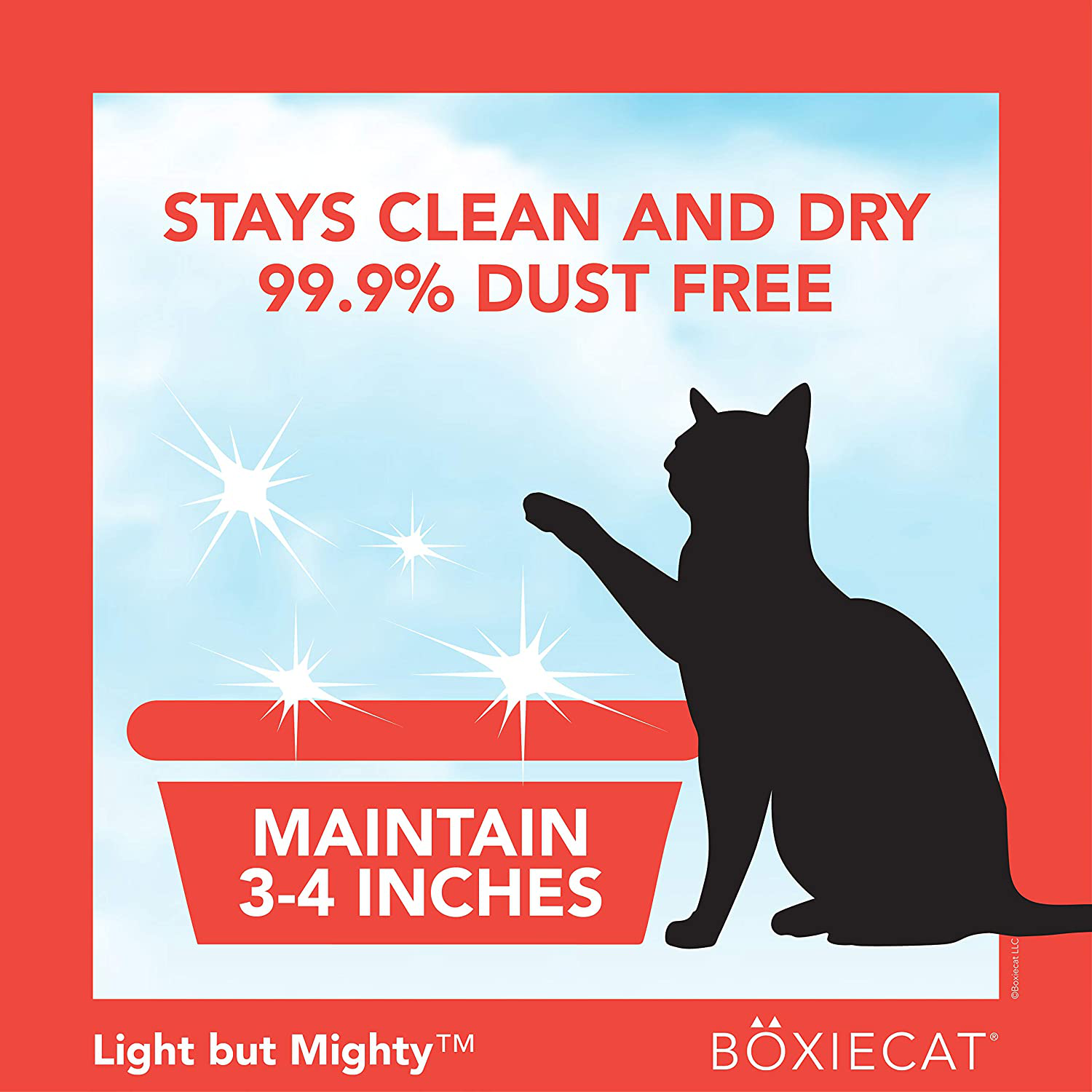 Boxiecat Air Lightweight, Extra Strength Premium Hard Clumping Cat Litter - Plant-Based Formula - Scent Free Multicat - Ultra Clean Litter Box, Probiotic Powered Odor Control, 99.9% Dust Free Animals & Pet Supplies > Pet Supplies > Cat Supplies > Cat Litter Boxiecat   