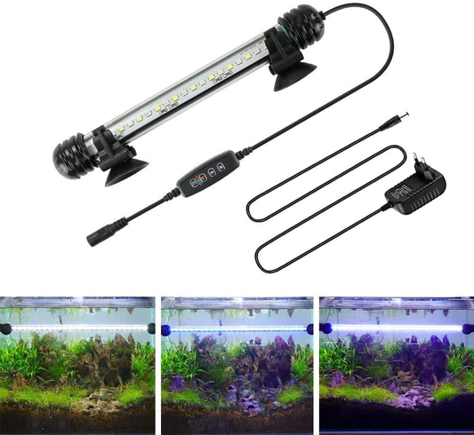 Aquariumbasics Led Aquarium Light for Fish Tank ,Auto On/Off Submersible White and Blue Led Aquarium Plant Light with Timer and Dimming Function (7.5 Inch （Timer & Dimming Function)) Animals & Pet Supplies > Pet Supplies > Fish Supplies > Aquarium Lighting AquariumBasics 7.5 inch （Timer & Dimming function)  