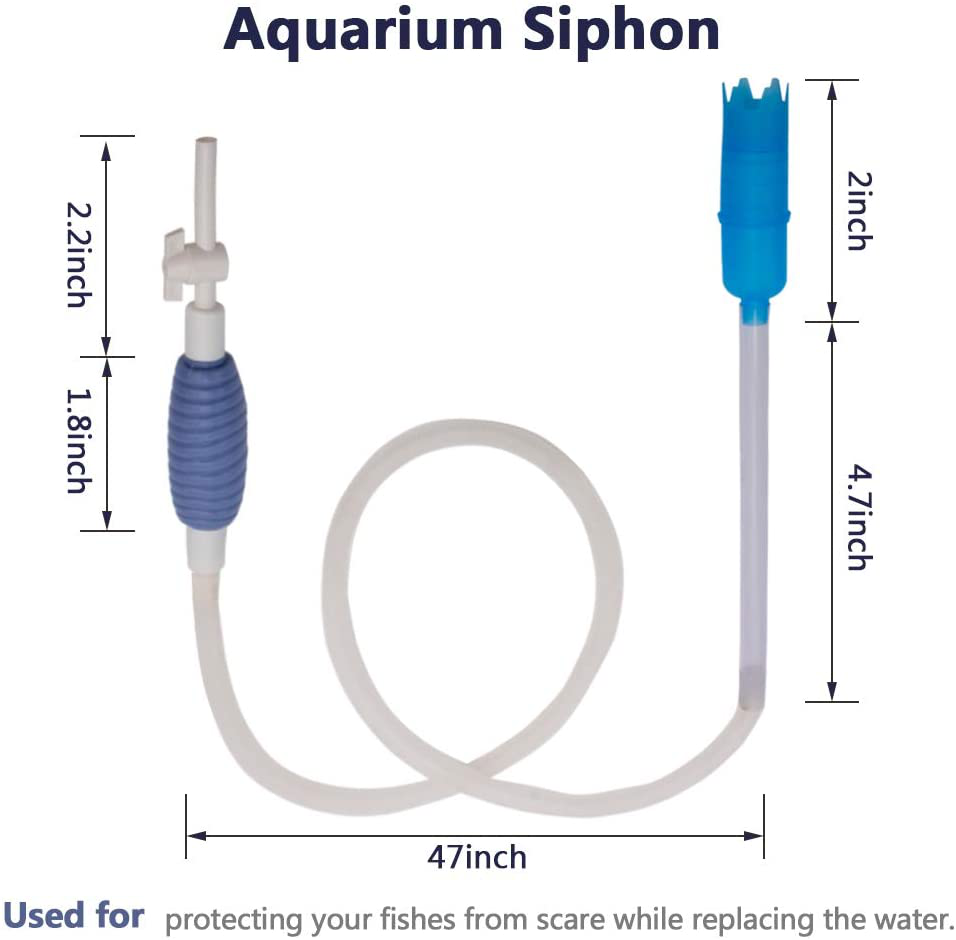 Toopify Aquarium Fish Tank Cleaning Tools, 7 in 1 Adjustable Cleaning Kit & Fish Tank Gravel Cleaner Siphon for Water Changing and Sand Cleaner Animals & Pet Supplies > Pet Supplies > Fish Supplies > Aquarium Cleaning Supplies Toopify   
