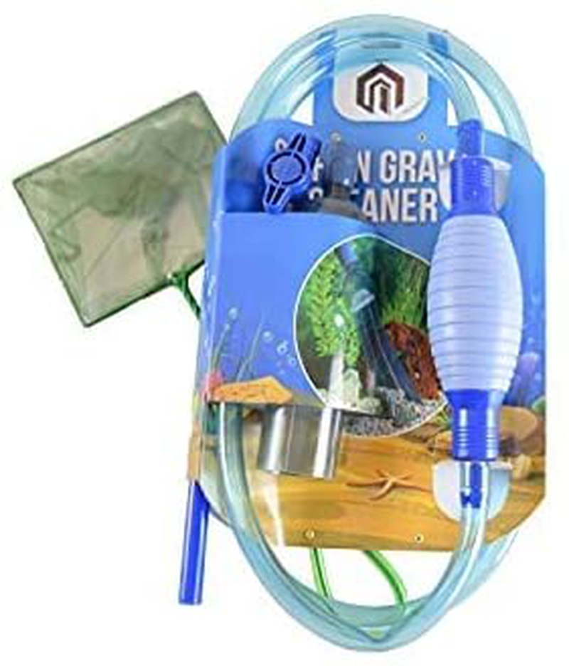 Gravel Cleaner Aquarium Siphon Vacuum Set - Extra Small Gravel Cleaner