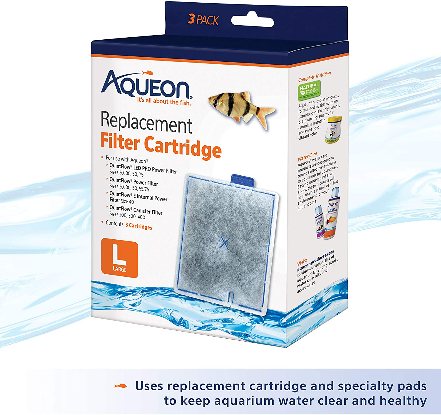 Aqueon Quietflow LED PRO Aquarium Power Filter, Size 75 Animals & Pet Supplies > Pet Supplies > Fish Supplies > Aquarium Filters Aqueon   