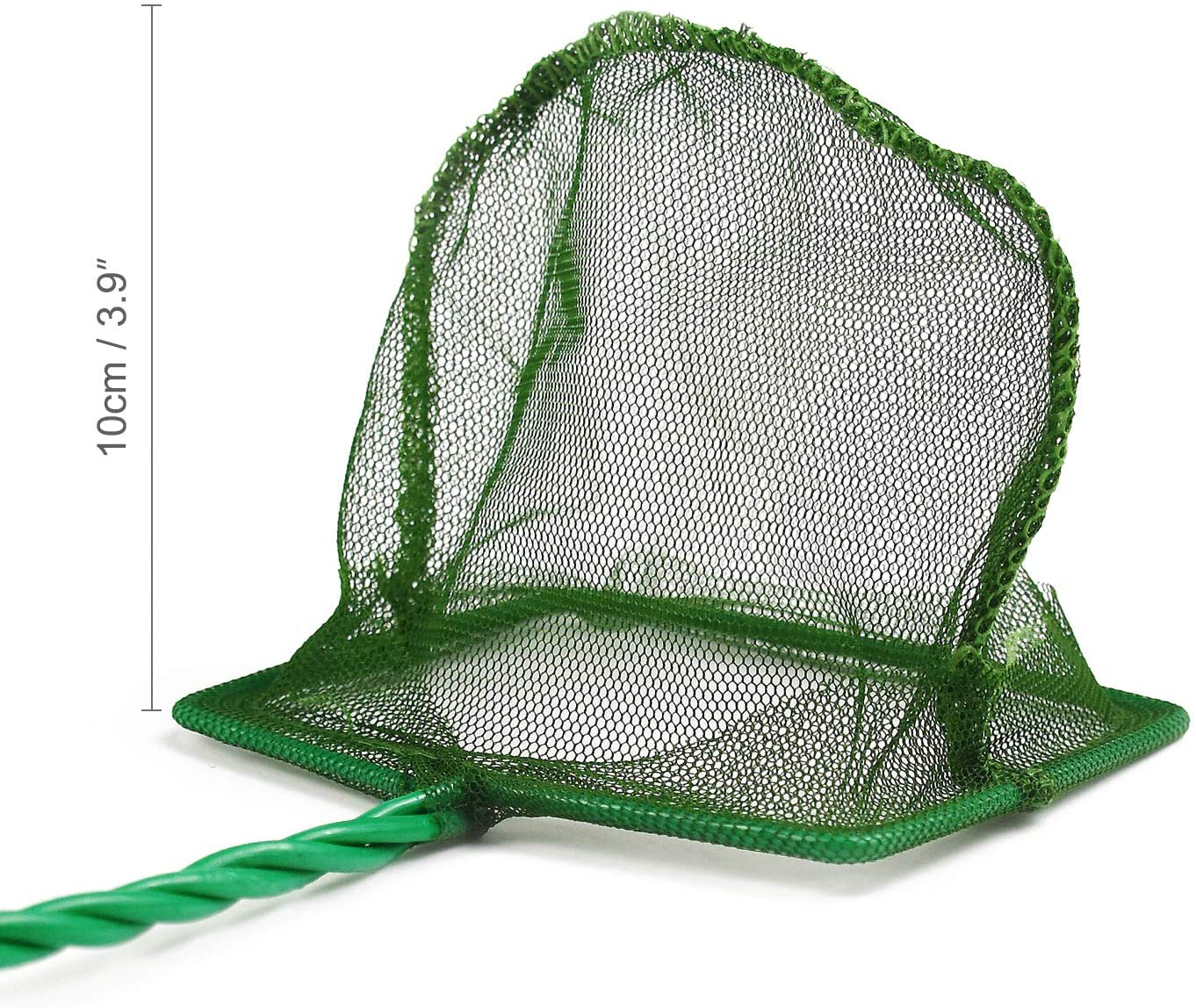 Awpeye 4 Pcs Aquarium Fish Net, 4 Inch Quick Catch Mesh Nylon Fishing Nets with Plastic Handle - Green Animals & Pet Supplies > Pet Supplies > Fish Supplies > Aquarium Cleaning Supplies Awpeye   