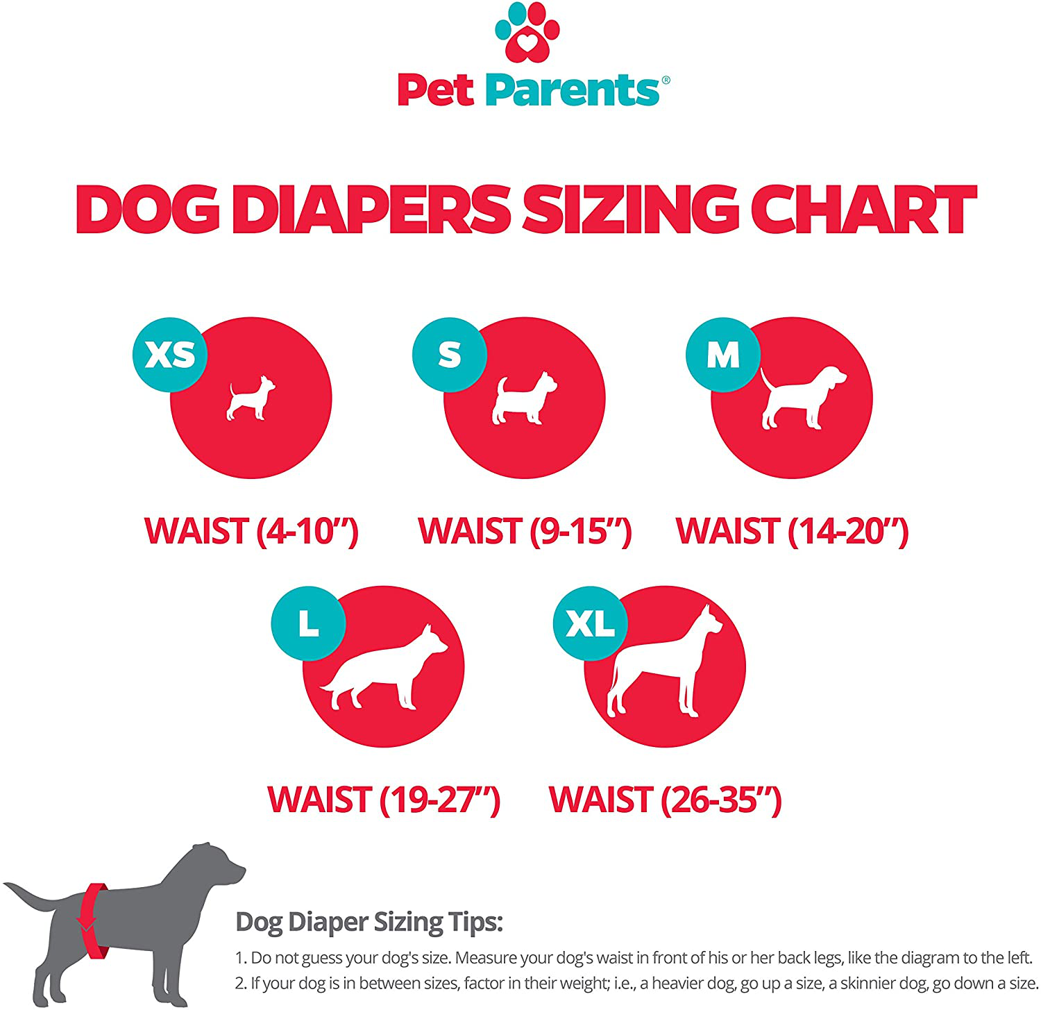 Pet Parents Washable Dog Diapers (3Pack) of Durable Doggie Diapers, Premium Female Dog Diapers Animals & Pet Supplies > Pet Supplies > Dog Supplies > Dog Diaper Pads & Liners Pet Parents   