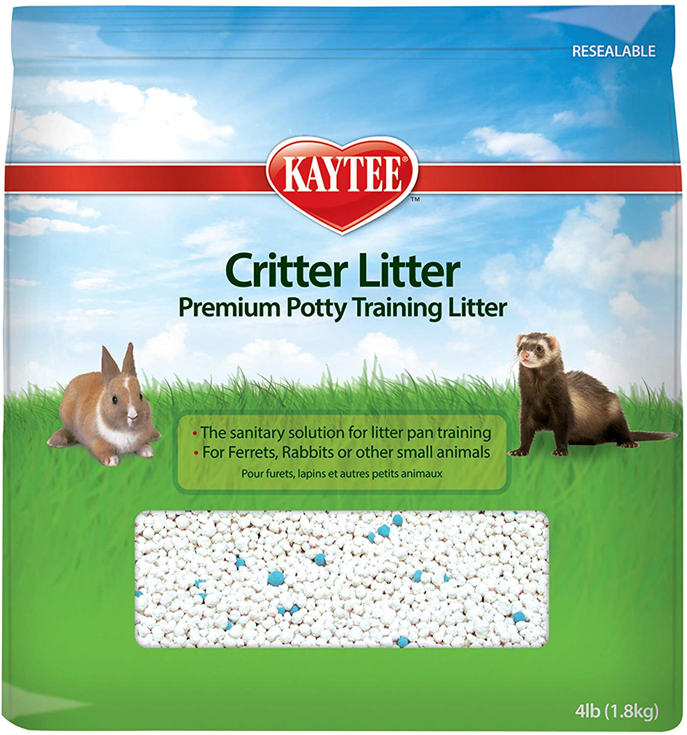 Kaytee Critter Litter Small Animal Premium Potty Training Litter Animals & Pet Supplies > Pet Supplies > Small Animal Supplies > Small Animal Bedding Kaytee 4 lb  