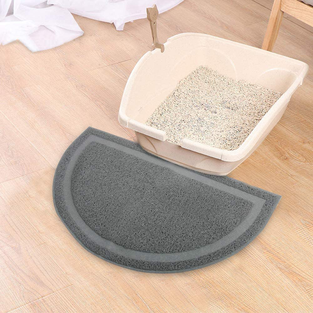 PAWISE Cat Litter Mat Trapping Mat Litter Box Rug Carpet Easy Clean Washable for Floor Waterproof Animals & Pet Supplies > Pet Supplies > Cat Supplies > Cat Litter Box Mats PAWISE   