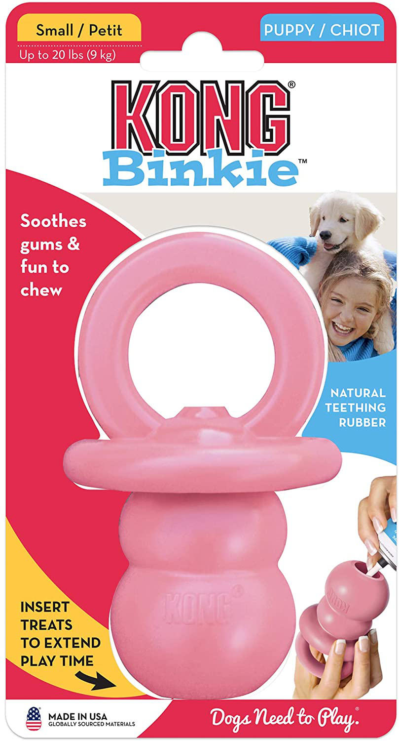 KONG - Puppy Binkie - Soft Teething Rubber, Treat Dispensing Dog Toy Animals & Pet Supplies > Pet Supplies > Dog Supplies > Dog Toys KONG   