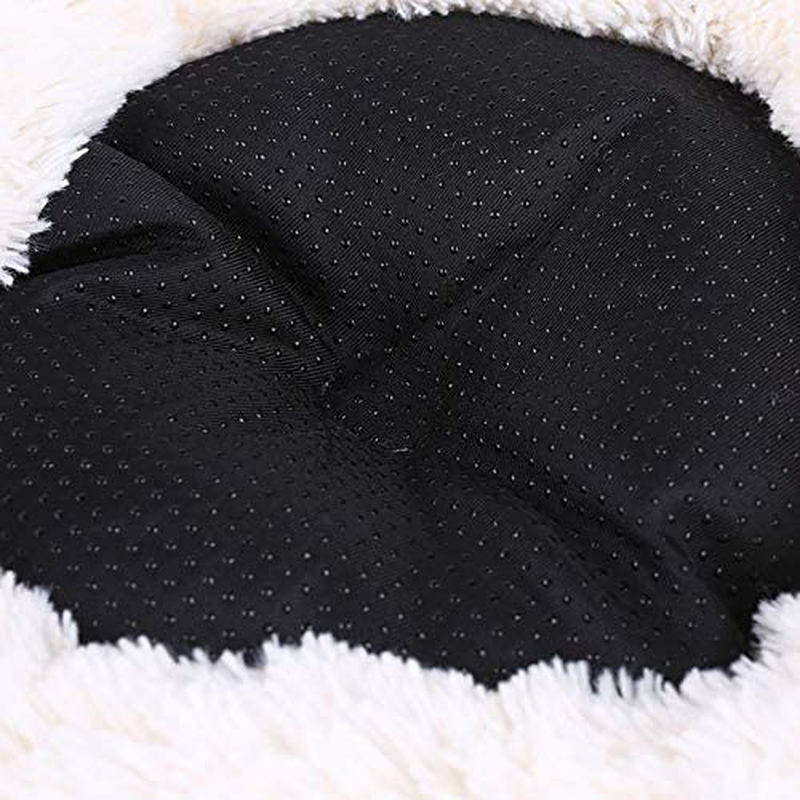 Gavenia Cat Beds for Indoor Cats Washable Donut Cat and Dog Bed,Soft Plush Pet Cushion,Waterproof Bottom Fluffy Dog and Cat Calming and Self Warming Bed for Sleep Improvement Animals & Pet Supplies > Pet Supplies > Cat Supplies > Cat Beds Tai zhou bai qi jin chu kou you xian gong si   