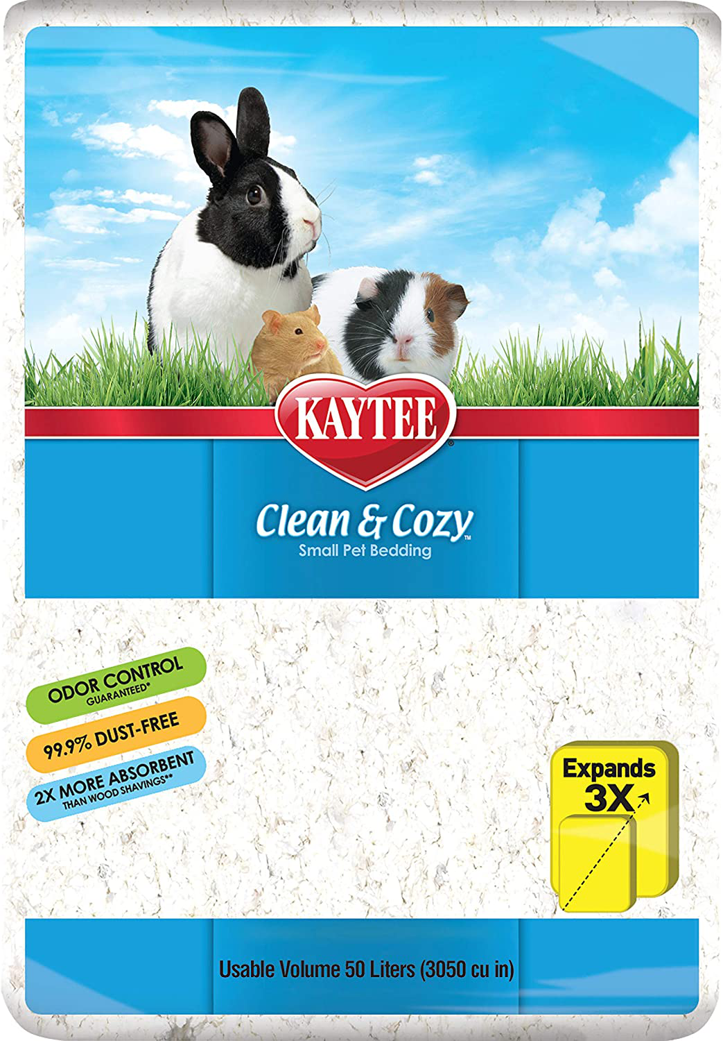 Kaytee Clean & Cozy White Small Animal Bedding Animals & Pet Supplies > Pet Supplies > Small Animal Supplies > Small Animal Bedding Kaytee   