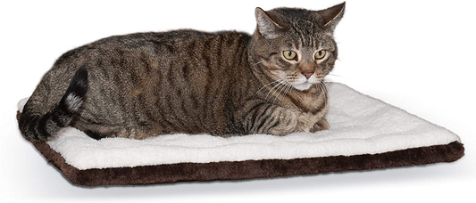 K&H Pet Products Self-Warming Pet Pad - Thermal Cat and Dog Warming Bed Mat Animals & Pet Supplies > Pet Supplies > Cat Supplies > Cat Beds K&H PET PRODUCTS Oatmeal/Chocolate Recyclable Box 
