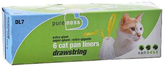 Van Ness Drawstring Cat Pan Liners (8 Pack) Animals & Pet Supplies > Pet Supplies > Cat Supplies > Cat Litter Box Liners Van NESs   