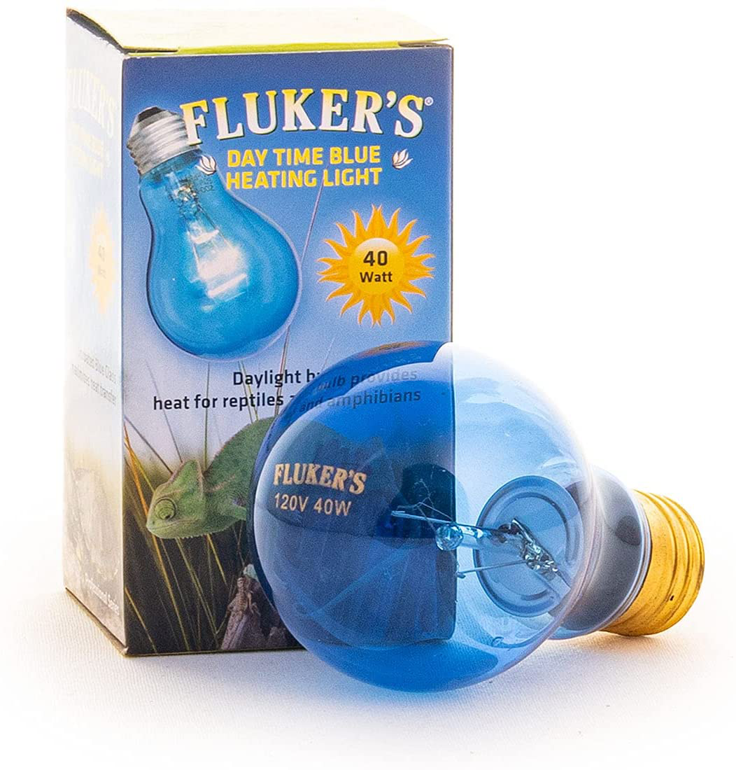 Fluker'S Reptile Incandescent Daylight Bulb for Pet Habitat, Blue Animals & Pet Supplies > Pet Supplies > Reptile & Amphibian Supplies > Reptile & Amphibian Habitat Heating & Lighting Fluker's 40 Watts  