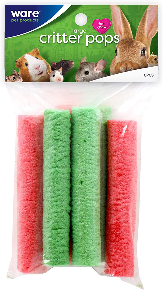 Ware Manufacturing Large Rice Pops Small Animal Treats Animals & Pet Supplies > Pet Supplies > Small Animal Supplies > Small Animal Treats Ware Manufacturing Large  