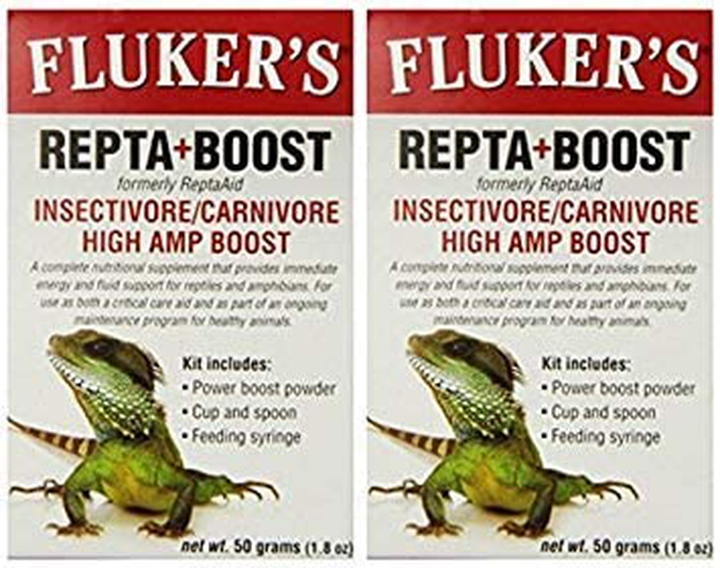 Fluker'S 2 Pack of Repta+Boost Insectivore and Carnivore High Amp Boost Animals & Pet Supplies > Pet Supplies > Reptile & Amphibian Supplies > Reptile & Amphibian Food BATEMEN   