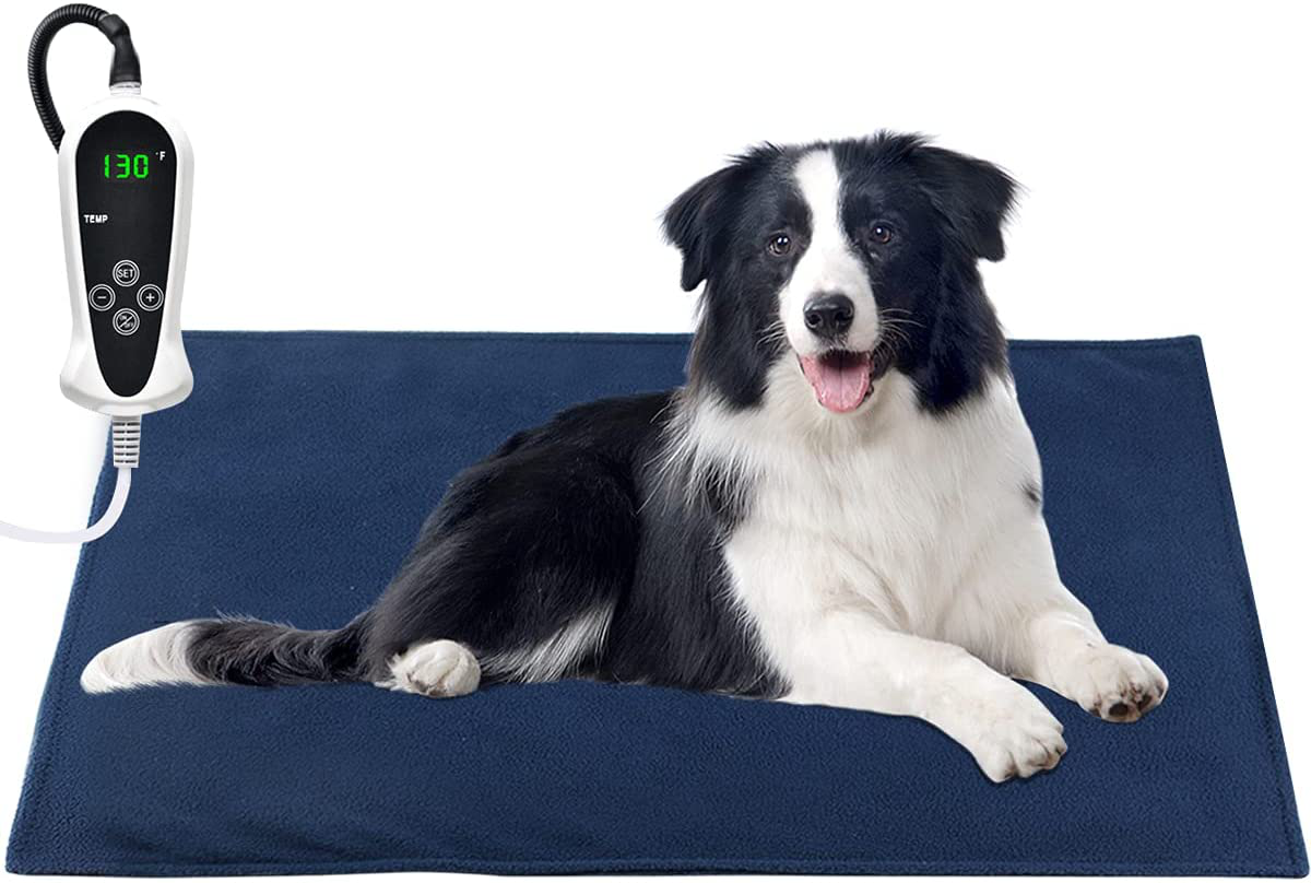 RIOGOO Pet Heating Pad Upgrade Dog Cat Warming Pad with Timer