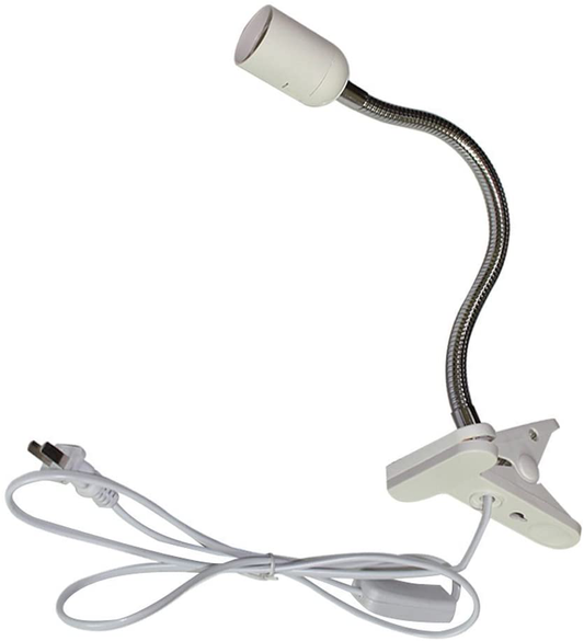 Ctkcom UVA UVB Light Bulb Reptile Ceramic Heat Lamp Pet Heating Bulb Holder Clamp Lamp Fixture Heating Light Lamp for Reptiles,Aquarium Reptile Light Adjustable Habitat Lighting Stand,110V-130V(White) Animals & Pet Supplies > Pet Supplies > Reptile & Amphibian Supplies > Reptile & Amphibian Habitat Heating & Lighting CTKcom   