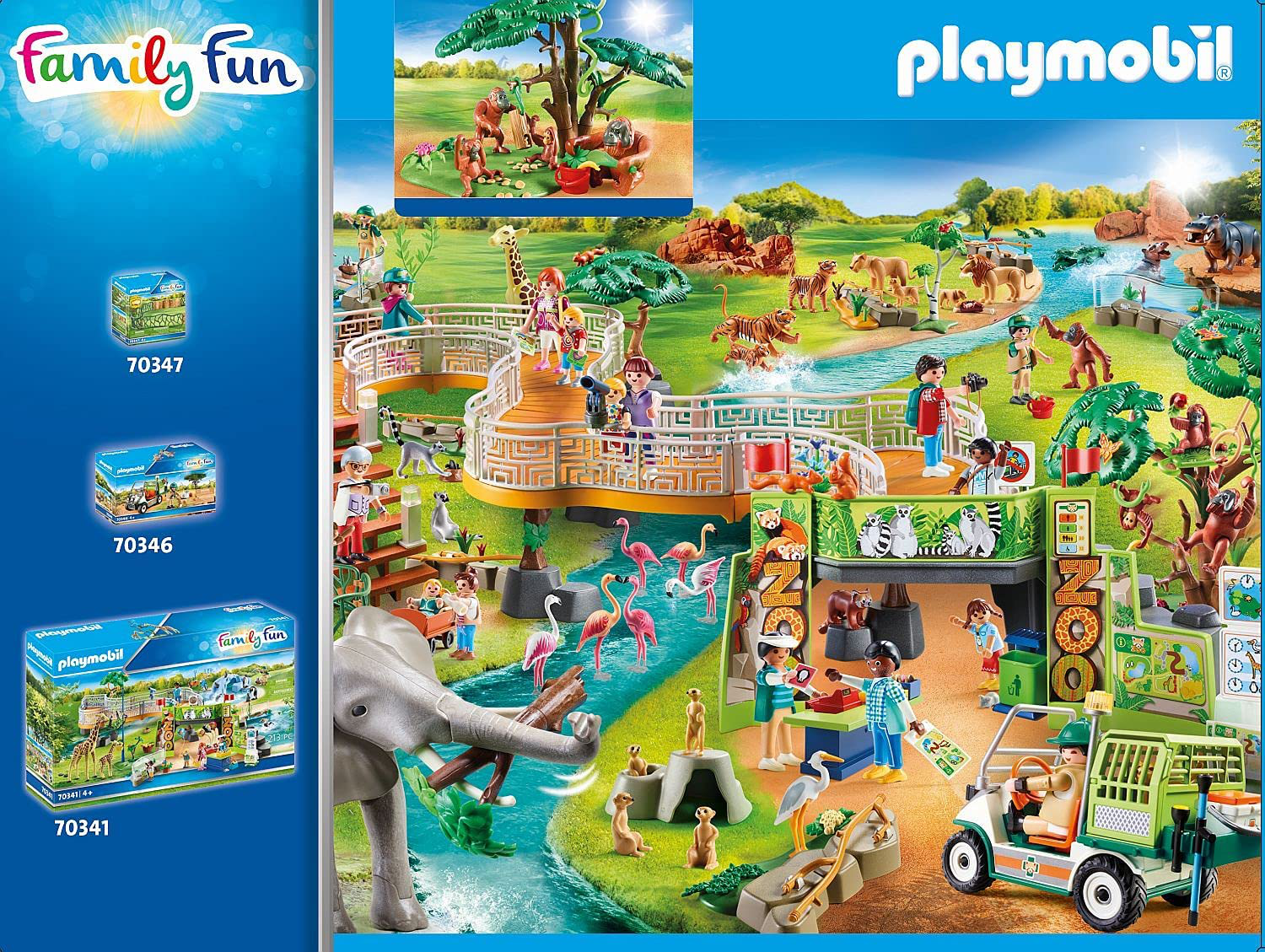 Playmobil Orangutans with Tree Multicolor ,24.8 X 9.2 X 18.7 Cm Animals & Pet Supplies > Pet Supplies > Small Animal Supplies > Small Animal Habitat Accessories Playmobil   