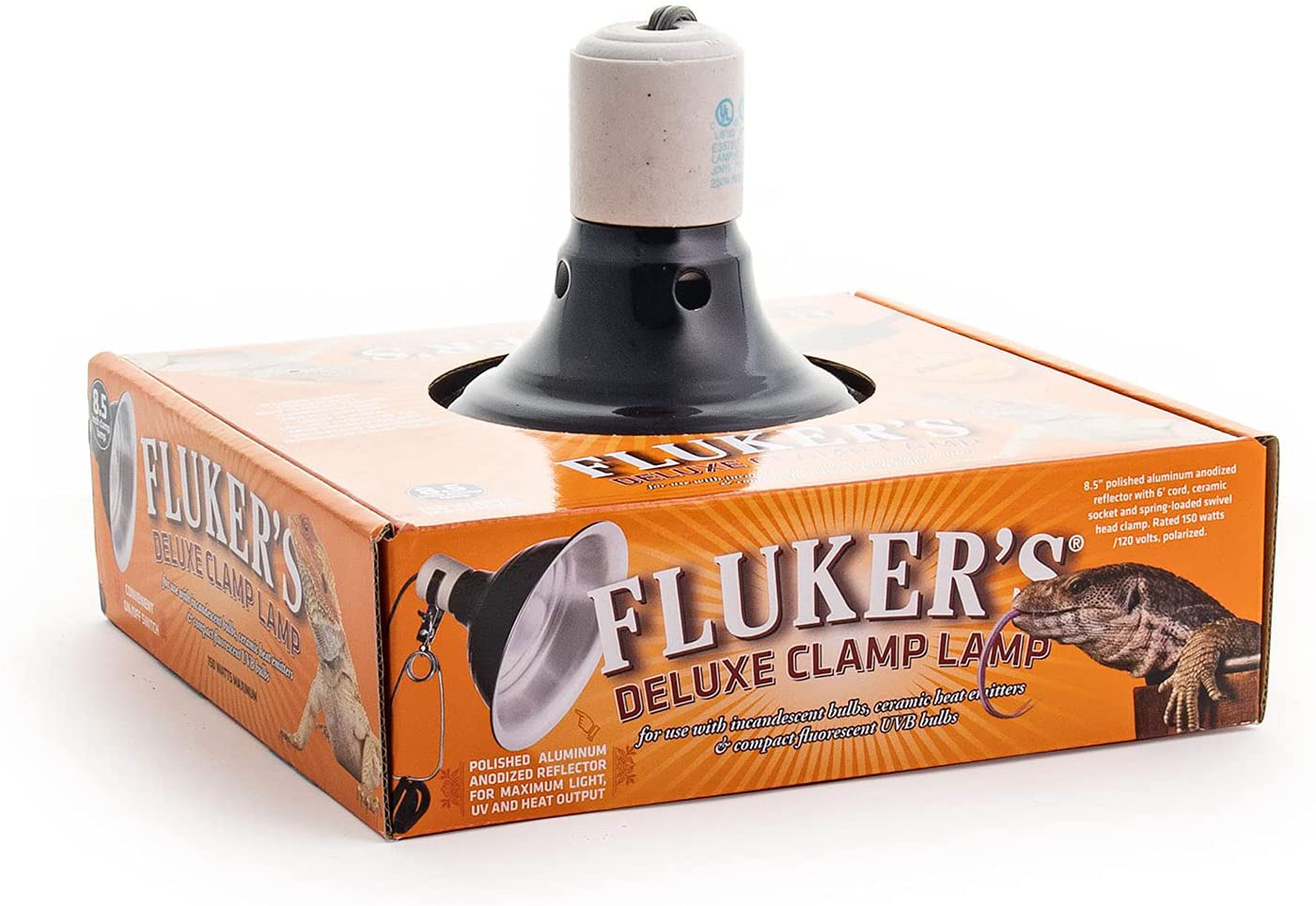 Fluker'S Repta-Clamp Lamp with Switch for Reptiles ( Packaging May Vary )