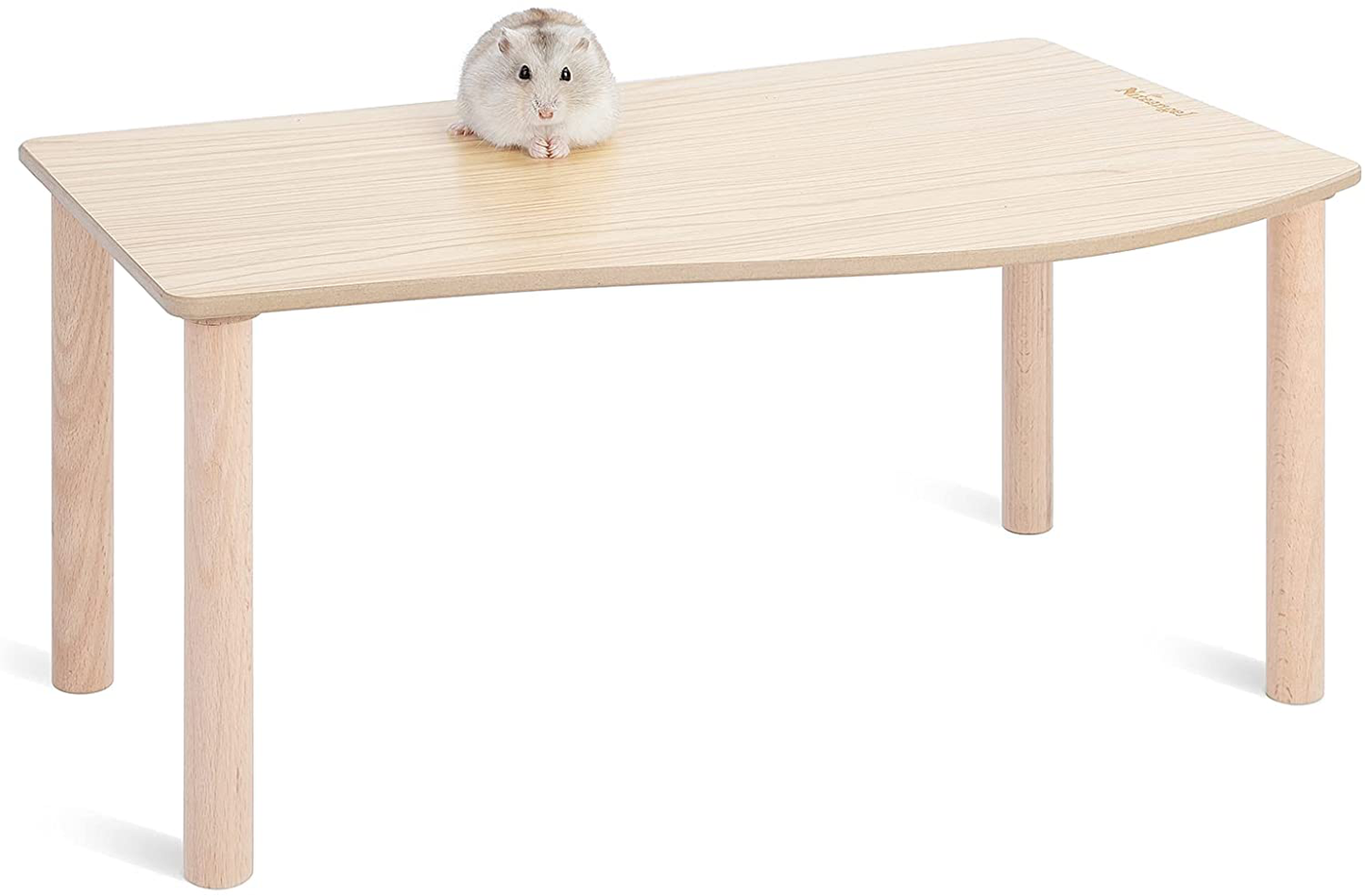 Niteangel Hamster Play Wooden Platform for Dwarf Syrian Hamsters Gerbils Mice Degus or Other Small Pets