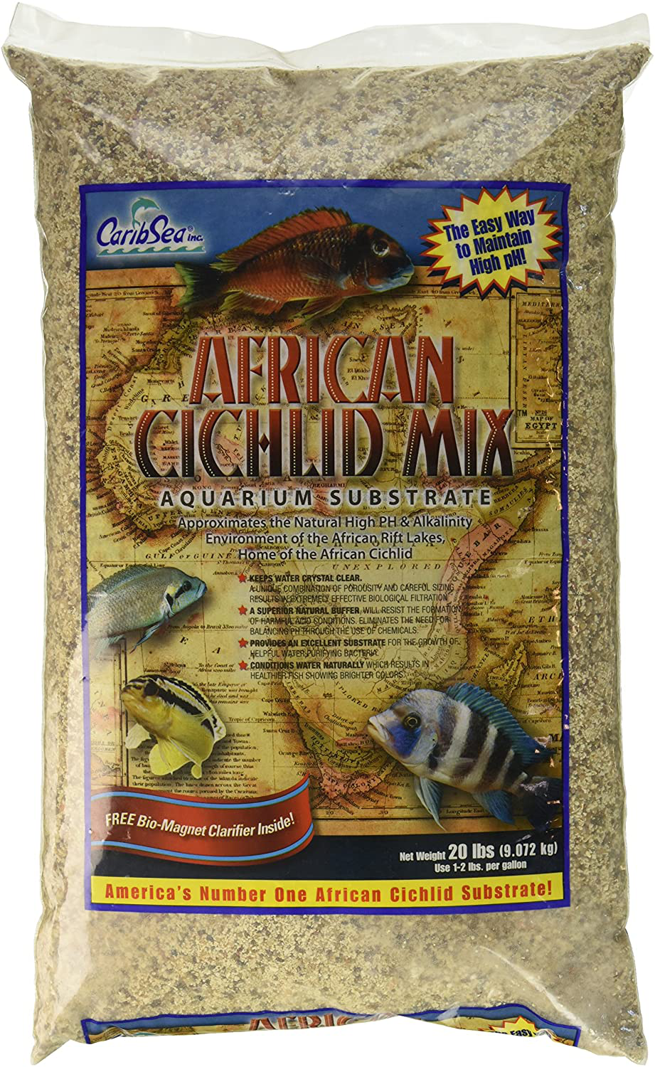 Carib Sea ACS00220 African Cichlid Mix for Aquarium, 20-Pound Animals & Pet Supplies > Pet Supplies > Fish Supplies > Aquarium Gravel & Substrates Carib Sea   