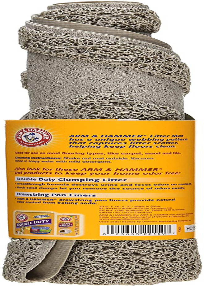 Arm & Hammer Half Circle Litter Mat, Pearl Tan Animals & Pet Supplies > Pet Supplies > Cat Supplies > Cat Litter Box Mats Petmate   