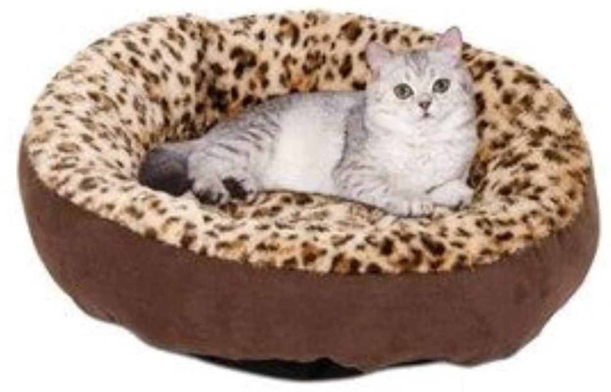 Aspen Pet round Animal Print Pet Bed for Small Dogs and Cats 18-Inch by 18-Inch Animals & Pet Supplies > Pet Supplies > Dog Supplies > Dog Beds Petmate   