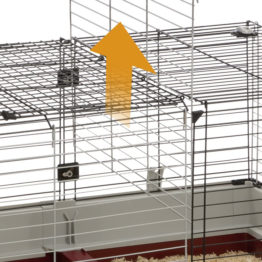 Krolik XXL Rabbit Cage W/Wire Extenstion | Rabbit Cage Includes All Accessories & Measures