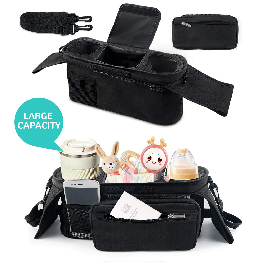 Universal Stroller Organizer with Insulated Cup Holder by Momcozy - De –  KOL PET