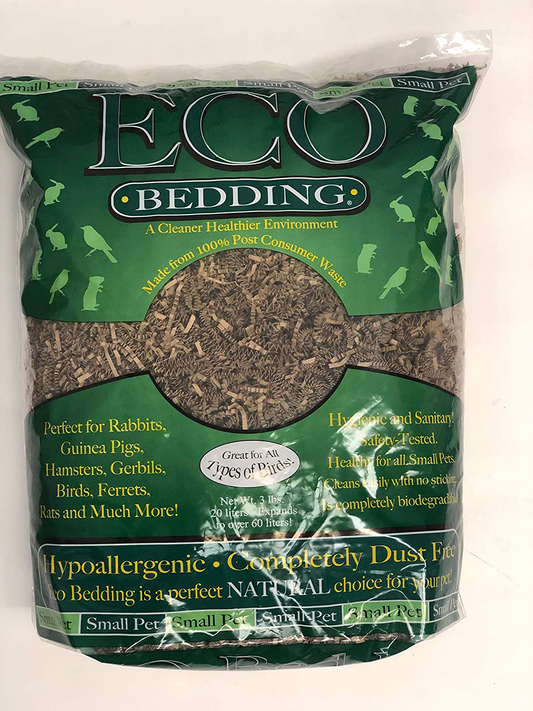 ECO BEDDING Fibercore for Small Pet, 3 Lb, Brown Animals & Pet Supplies > Pet Supplies > Small Animal Supplies > Small Animal Bedding ECO BEDDING   